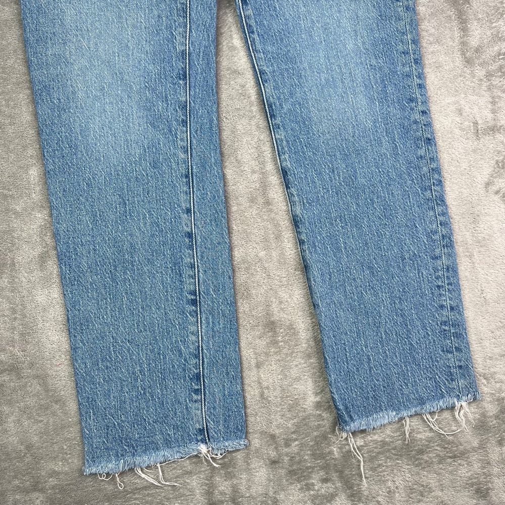 Madewell Jeans Womens 26 Blue Perfect Vintage Jean Straight‎ Leg Medium Wash - Picture 4 of 15